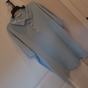 CB DryTec Cotton+ baby blue men's shirt